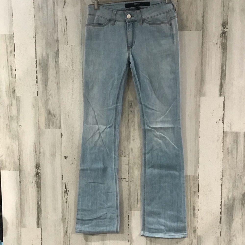 ESCADA Vintage Light Wash Straight Leg Jeans Sz 4